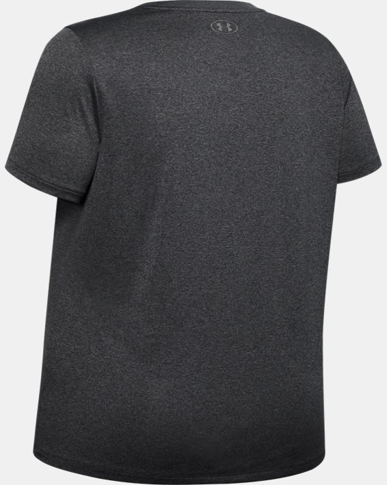 T-shirt à col V et manches courtes UA Tech™ pour femme, Gray, pdpMainDesktop image number 7